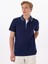 Lacivert Erkek Relaxed Baskılı Polo T-Shirt M5SM-TST1336 1