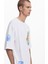 Beyaz Erkek Regular Fit T-Shirt 25SMTK23_MAN Knıt T-Shırt Short Sle 4