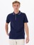 Lacivert Erkek Relaxed Baskılı Polo T-Shirt M5SM-TST1336 2