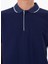 Lacivert Erkek Relaxed Baskılı Polo T-Shirt M5SM-TST1336 4