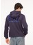 Kapüşon Yaka Lacivert Erkek Sweatshırt 6RPM10PJRJZ0554 5