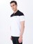 Beyaz Erkek Relaxed Blok Polo T-Shirt M5SM-TST1333 3