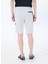 Gri Erkek Lastikli Sweat Şort J4SM-SHT7214 5