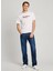 Beyaz Erkek Regular Fit Baskılı T-Shirt PM508208 800 Eggo N 1