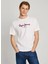 Beyaz Erkek Regular Fit Baskılı T-Shirt PM508208 800 Eggo N 3