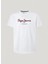 Beyaz Erkek Regular Fit Baskılı T-Shirt PM508208 800 Eggo N 5