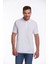 Beyaz Regular Fit Düz 100% Pamuklu Polo Yaka Tişört 2