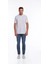 Beyaz Regular Fit Düz 100% Pamuklu Polo Yaka Tişört 3