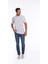 Beyaz Regular Fit Düz 100% Pamuklu Polo Yaka Tişört 4