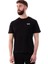Siyah Erkek Slim Fit T-Shirt Traın Logo Serıes Tee 2
