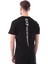 Siyah Erkek Slim Fit T-Shirt Traın Logo Serıes Tee 3