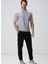 Açık Gri Erkek Dik Slim Fit Sweatshirt 1095059 2
