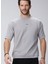 Açık Gri Erkek Dik Slim Fit Sweatshirt 1095059 4