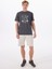 D5SM-TST3706 Antrasit Bisiklet Yaka Relaxed Baskılı Erkek T-Shirt 2