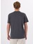 D5SM-TST3706 Antrasit Bisiklet Yaka Relaxed Baskılı Erkek T-Shirt 5