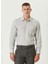 Gri Melanj Erkek Düz Comfort Fit Desenli Gömlek 1091936 1