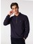Lacivert Erkek Polo Regular Fit Düz Sweatshirt FC4WM-SWT 2116 1
