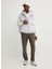 Beyaz Erkek Kapüşon Oversize Düz Sweatshirt 50529090_DITCHLE 1