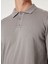 Gri Erkek Polo Basic Düz Kazak MML4WM-KZK9510 4