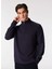 Lacivert Erkek Dik Regular Fit Düz Sweatshirt FC4WM-SWT 2117 1