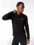 Polo Yaka Baskılı Siyah Erkek T-Shirt 8NPF05PJM5Z 1