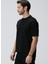 Siyah Erkek Dik Slim Fit Sweatshirt 1095059 5
