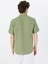 Yeşil Erkek Düğmeli Standart Gömlek Mr Short Sleeve 5