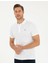 Beyaz Slim Fit Basic Tişört 1