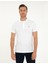 Beyaz Slim Fit Basic Tişört 3