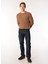 Recycled Triko Relaxed Bisiklet Yaka Hardal Erkek Kazak J4WM-KZK4450 2