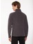 Antrasit Erkek Kapüşon Yaka Standart Fit Polar Sweatshırt D3WM-SWT1 5