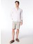 Bej Erkek Katlamalı Paça Slim Fit Şort PB1248SS Şortbej 1
