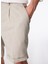 Bej Erkek Katlamalı Paça Slim Fit Şort PB1248SS Şortbej 4