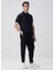 Lacivert Erkek Slim Fit T-Shirt 1094086 3