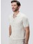 Bej Erkek Gömlek Slim Fit Hırka 1093836 4