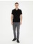 Siyah Slim Fit Basic Tişört 4
