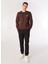 Kahve Erkek Bisiklet Relaxed Nakışlı Sweatshirt D4WM-SWT3276 2