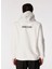 Kırık Beyaz Erkek Kapüşonlu Basic Sweatshirt F4WM-SWT 2243 4