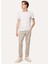 Normal Bel Dar Paça Gri Erkek Chino Pantolon F3WM-PNT902 2