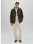 Haki Erkek Bisiklet Slim Fit Kazak Q M192 P542 1