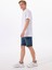 Lacivert Erkek Regular Fit Yıkamalı Denim Şort Chıcago - 1821 1