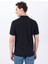 Siyah Erkek Relaxed Baskılı Polo T-Shirt M5SM-TST1335 4