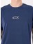 Indigo Erkek Bisiklet Yaka Relaxed Baskılı T-Shirt D4SM-TST3282 4