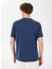Indigo Erkek Bisiklet Yaka Relaxed Baskılı T-Shirt D4SM-TST3282 5