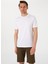 Beyaz Erkek Slim Fit T-Shirt Dıvıo 1