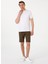 Beyaz Erkek Slim Fit T-Shirt Dıvıo 4