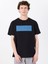 Siyah Erkek Relaxed Baskılı T-Shirt M5SM-TST1303 1