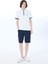 Beyaz Erkek Polo Yaka Relaxed Polo T-Shirt J4SM-TST7233 2