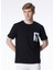 Gmg Fırenze Bisiklet Yaka Siyah Erkek T-Shirt GU24MSS03011 3