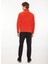Kiremit Erkek Kapüşon Yaka Standart Fit Polar Sweatshırt D3WM-SWT2 4